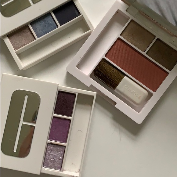 3🎨Clinique Eyeshadow Palettes Pressed Blush Blue Purple All About Shadow Duo - Picture 8 of 15